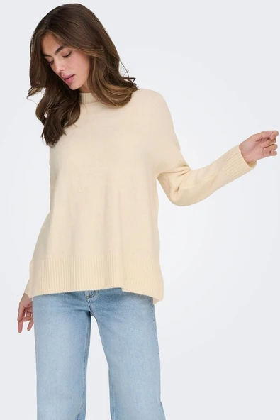 15352853 ONLHAZEL LS HIGHNECK OVERS PULL KNT NOOS - Resim 10