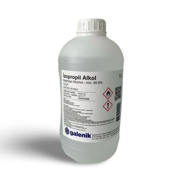 Galenik İzopropil Alkol 99,8 % 1 lt ürün görseli 1