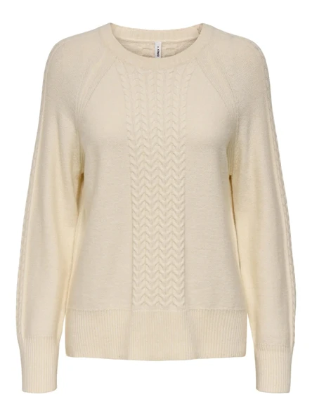 15351112 ONLKATIA LS CABEL LS O-NECK CC KNT ürün görseli 1