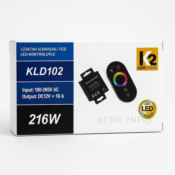 K2 KLD-102 RGB LED Şerit Kontrol Cihazı ürün görseli 1