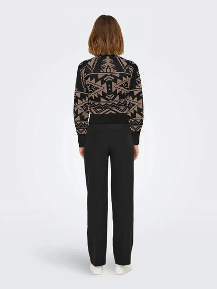 15324430 ONLFRIDA LIFE LS HIGHNECK CC KNT - Resim 7