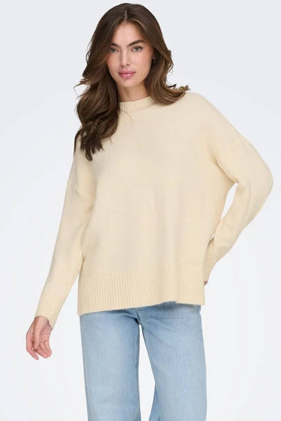15352853 ONLHAZEL LS HIGHNECK OVERS PULL KNT NOOS - Resim 3