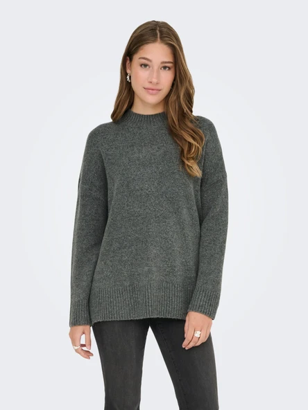 15352853 ONLHAZEL LS HIGHNECK OVERS PULL KNT NOOS - Resim 5
