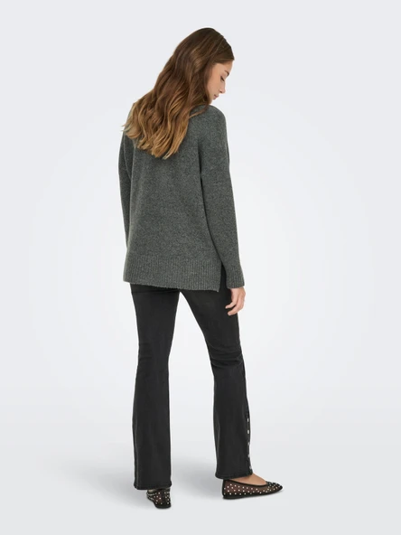 15352853 ONLHAZEL LS HIGHNECK OVERS PULL KNT NOOS - Resim 7