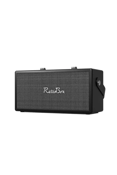 ACS-19 RetroBox Bluetooth Speaker | Deri Kaplama Kaliteli Hoparlör ürün görseli 1
