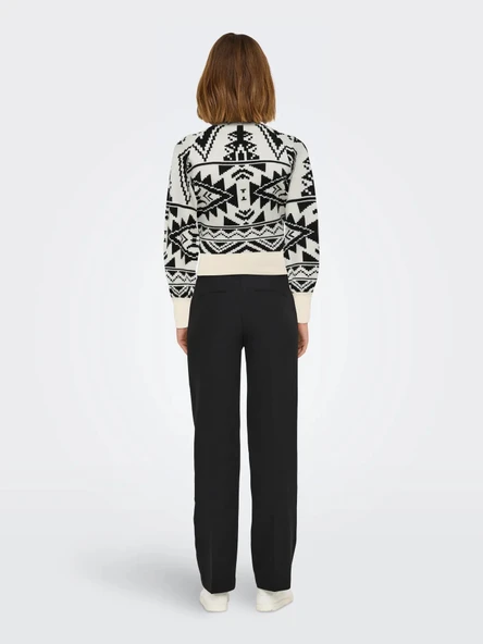 15324430 ONLFRIDA LIFE LS HIGHNECK CC KNT - Resim 9