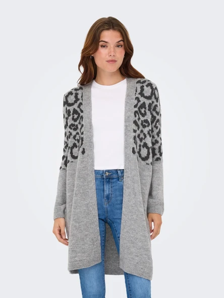 15294968 ONLJADE ANIMAL LS CARDIGAN KNT NOOS ürün görseli 1
