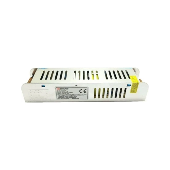 12 Volt 8.5 Amper Metal Slim Kasa 100 Watt Adaptör ürün görseli 1