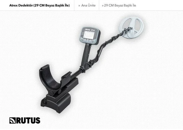 Rutus Atrex Dedektör (29CM Beyaz Başlık İle) ürün görseli 1