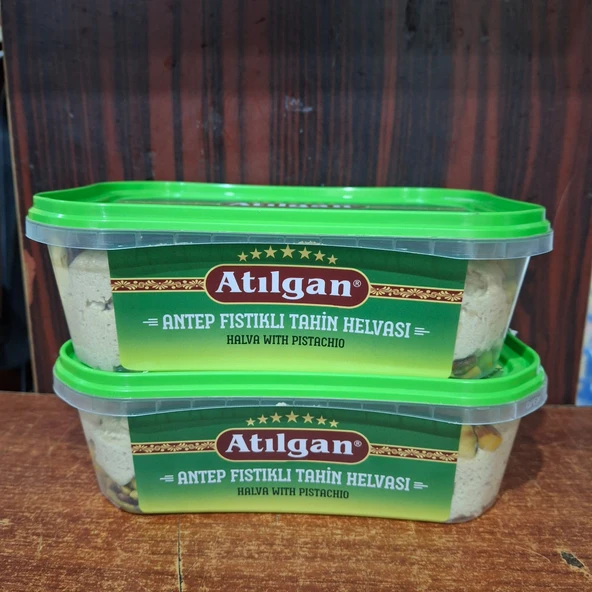 ATILGAN ANTEP FISTIKLI TAHİN HELVASI (2 ADET X 650 GR) ürün görseli 1