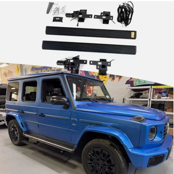 MERCEDES G SERİSİ W464 UYUMLU G580 ELEKTİRİKLİ YAN BASAMAK 2025+ ürün görseli 1