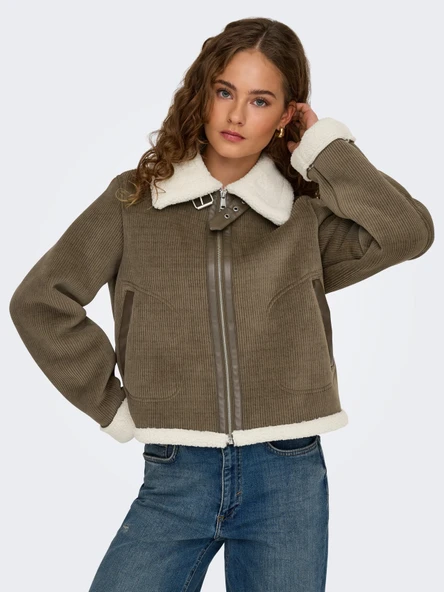 15348995 ONLKINGSTON CORD BOND JACKET CC OTW - Resim 2