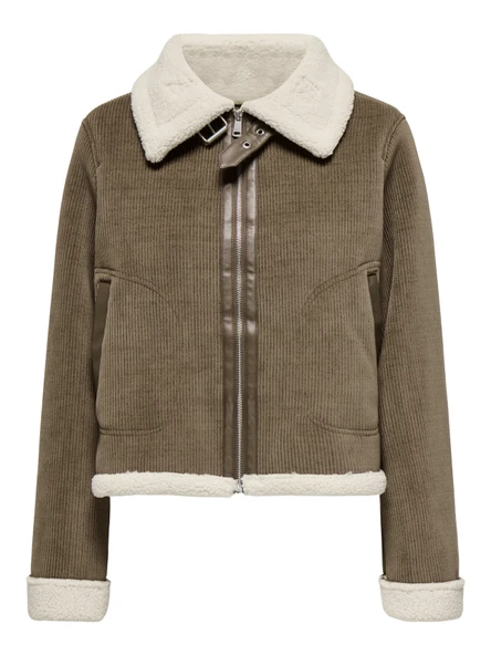 15348995 ONLKINGSTON CORD BOND JACKET CC OTW - Resim 7