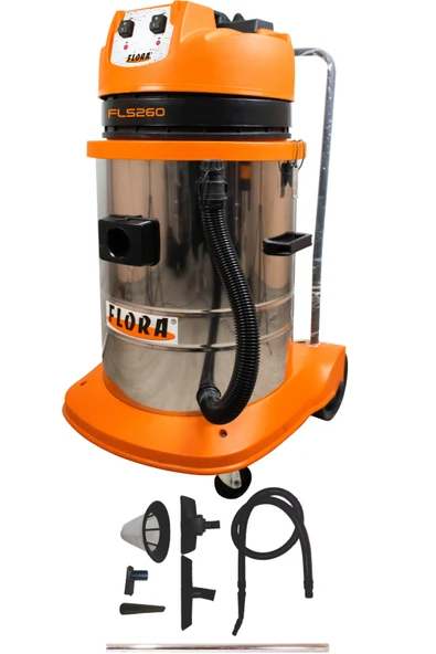 FLORA Fls 260 2 Motor 72 Lt. Süpürge - Oto Aparatlı - D0401005 ürün görseli 1