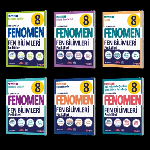8. Sınıf Fenomen Fen Bilimleri Fasikül Seti Fenomen Okul Yayınları ürün görseli 1
