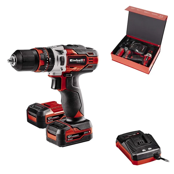 Einhell TE-CD 12/1 Li-i (2x2,0Ah) Akülü Darbeli Matkap 4513890 ürün görseli 1
