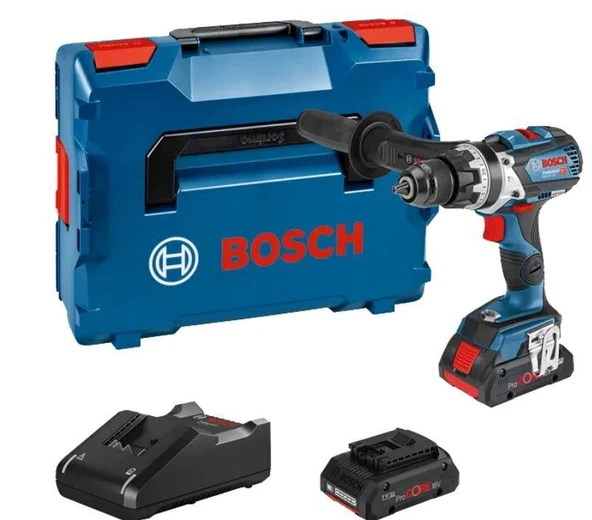 Bosch GSB 18V-110 C Çift Akülü Darbeli 4 Ah Vidalama Makinesi - 06019G030B ürün görseli 1