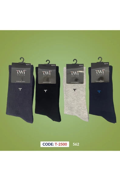 Twisocks Pamuk Soket T Desen Karışık Çorap 12'li ürün görseli 1