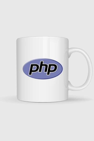 Php Logo Tasarımlı Kupa Bardak ürün görseli 1