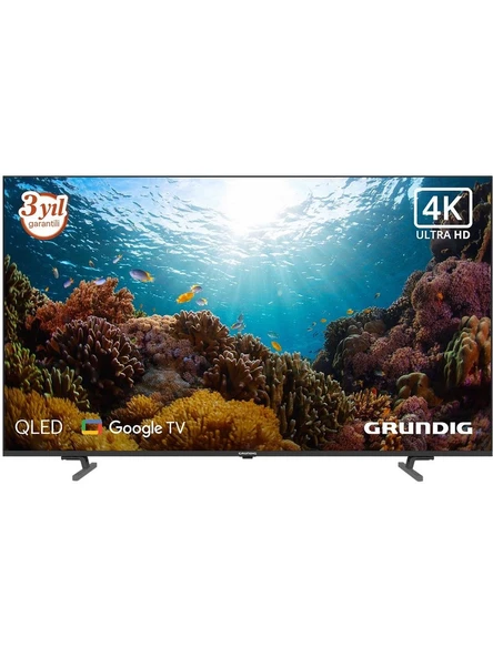 Grundig 75GJQ9200 75'' 189 Ekran Uydu Alıcılı 4K Ultra HD Google Smart QLED TV ürün görseli 1