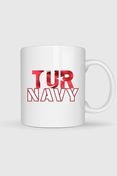 Tur Navy Tasarımlı Kupa Bardak ürün görseli 1