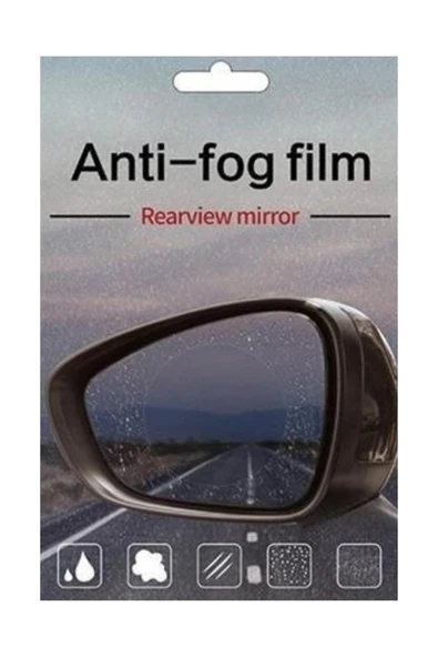 Vos Versa Araç Ayna Yağmur Kaydırıcı ve Cam Buğu Önleyici Film Şeffaf Beyaz VVHM00011 ürün görseli 1