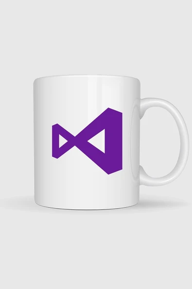 Visual Studio Logo Tasarımlı Kupa Bardak ürün görseli 1