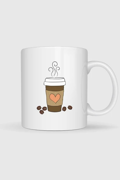 Çay Kahve Kokteyl Cafe Tasarımlı Kupa Bardak ürün görseli 1