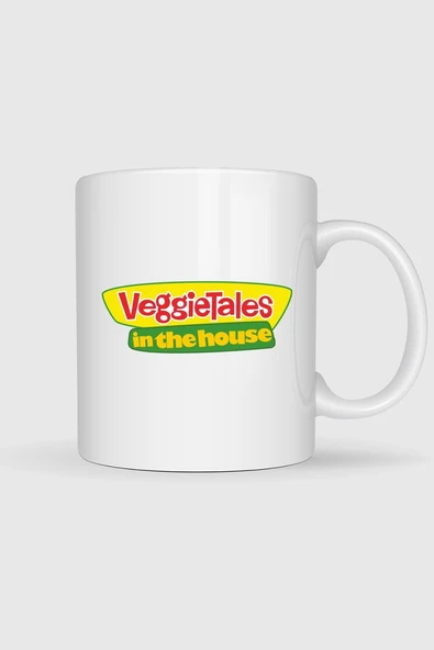 Veggietales İn The House Tasarımlı Kupa Bardak ürün görseli 1