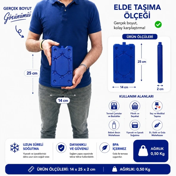 K-500 Buz Aküsü ( İce Pack ) - Resim 2