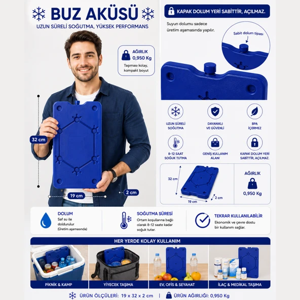 K-950 Buz Aküsü ( İce Pack ) - Resim 2