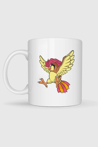 Pidgeotto Tasarımlı Kupa Bardak - Resim 2