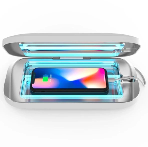 Phonesoap 600-G UV Telefon Dezenfektanı Ve Kablosuz Şarj Aleti ürün görseli 1