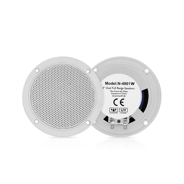 Guzare GS-4001W 4” IP66 Marin Hoparlör 120W (1 Adet) ürün görseli 1