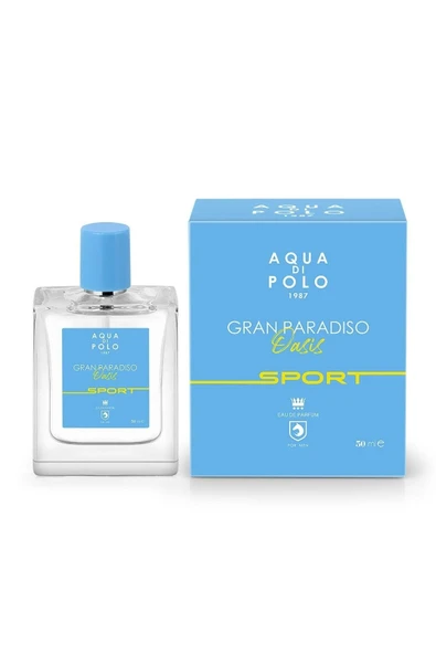 Aqua di Polo 1987 APCN000511 Gran Paradiso Oasis Sport EDP 50 ml Erkek Parfüm ürün görseli 1