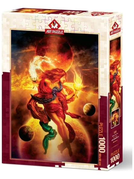 Art Puzzle Su ve Ateş 1000 Parça Puzzle - 5186 ürün görseli 1