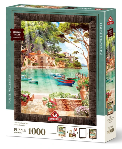 Art Puzzle Huzura Günaydın 1000 Parça Çerçeveli Puzzle - 5662 ürün görseli 1