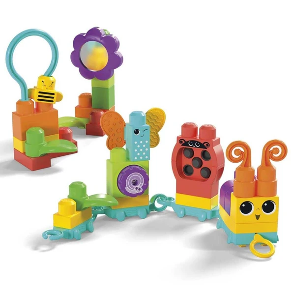Mega Bloks Hareketli Duyusal Gelişim Tırtılı HKN44 ürün görseli 1