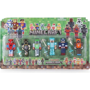 Kembay Oyuncak 21 Parça Minecraft Süper Kahramanlı Figür Seti - 1991 ürün görseli 1