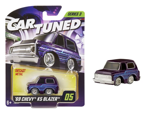 Adore Oyuncak CarTuned S3 1969 Chevy K5 Blazer - Mor Lowrider Araba ICT526704 ürün görseli 1