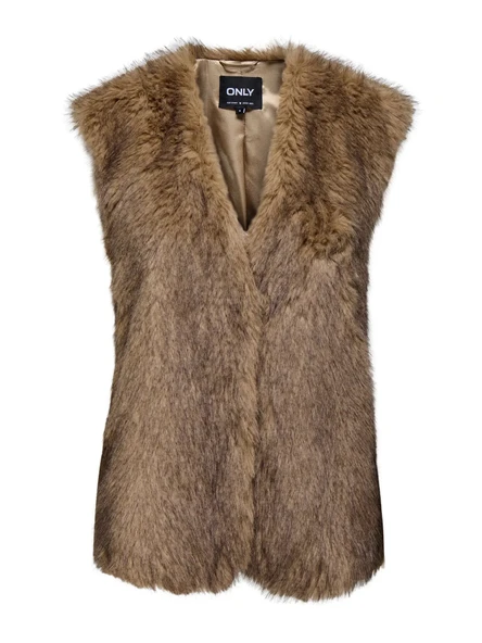 15354308 ONLDAWN LIFE FAUX FUR WAISTCOAT OTW ürün görseli 1