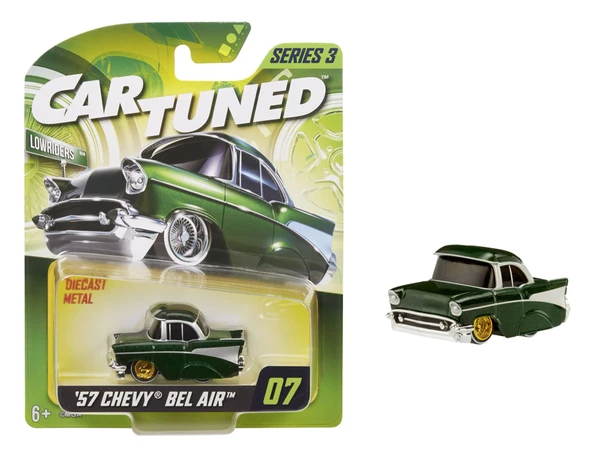 Adore Oyuncak CarTuned S3 1957 Chevy Bel Air - Yeşil Lowrider Araba ICT526728 ürün görseli 1