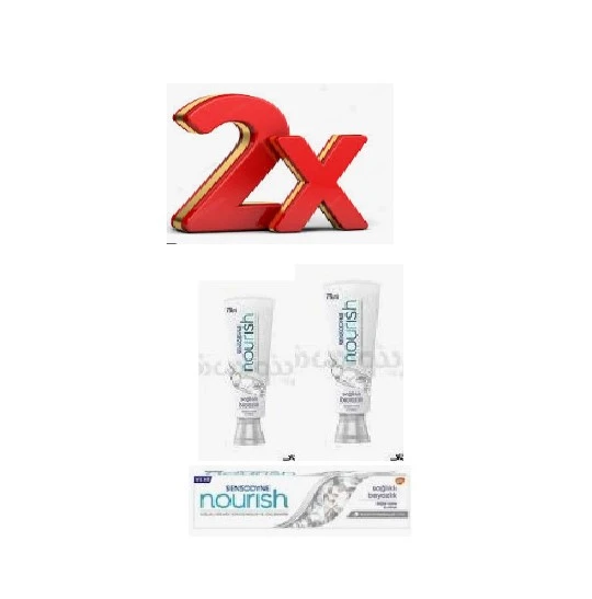 SENSODYNE DİŞ MACUNU 50MLx2ADET-NOURISH SAĞLIKLI BEYAZLIK ürün görseli 1