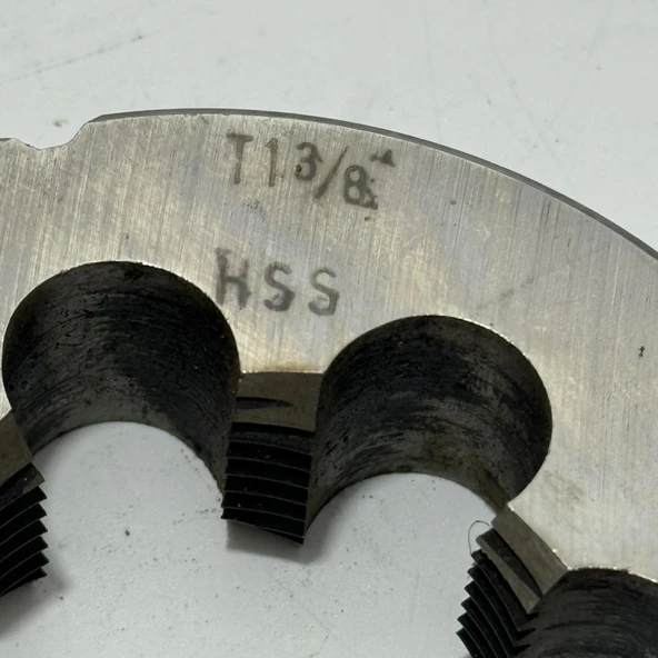 T13/8 Hss Diş Pafta 2. El - Resim 3