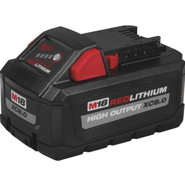 Milwaukee 18V 8.0Ah Li-ion Akü M18XC8.0 48-11-1880 ürün görseli 1