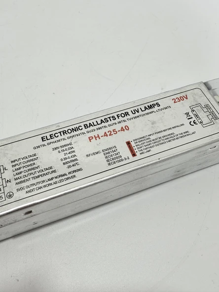 PH-425-40 Uv Lamba Elektronik Balast - Resim 3