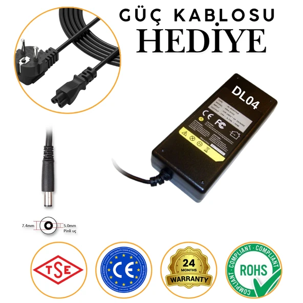Dell N005LE557015EMEA_WIN  Latitude E5570  Notebook Adaptör Şarj Aleti ürün görseli 1