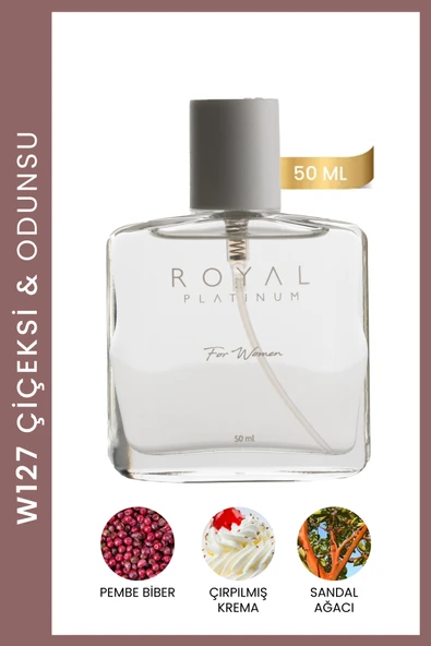 Royal Platinum W127 Kadın Parfüm Tatlı Vanilya Kestane ürün görseli 1