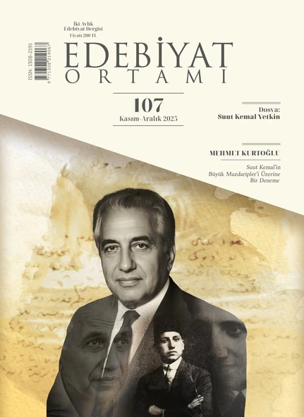 Edebiyat Ortamı Dergi 107.Sayı Kasım-Aralık 2025 ürün görseli 1