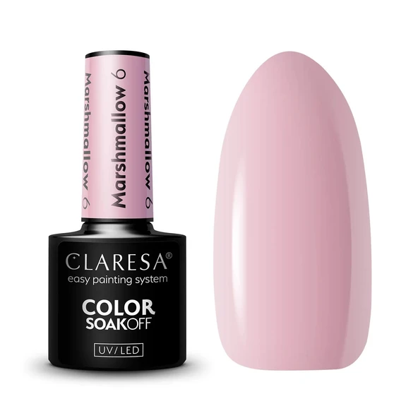 Claresa Kalıcı Oje Marshmallow 6 Pastel Pembe 5g ürün görseli 1